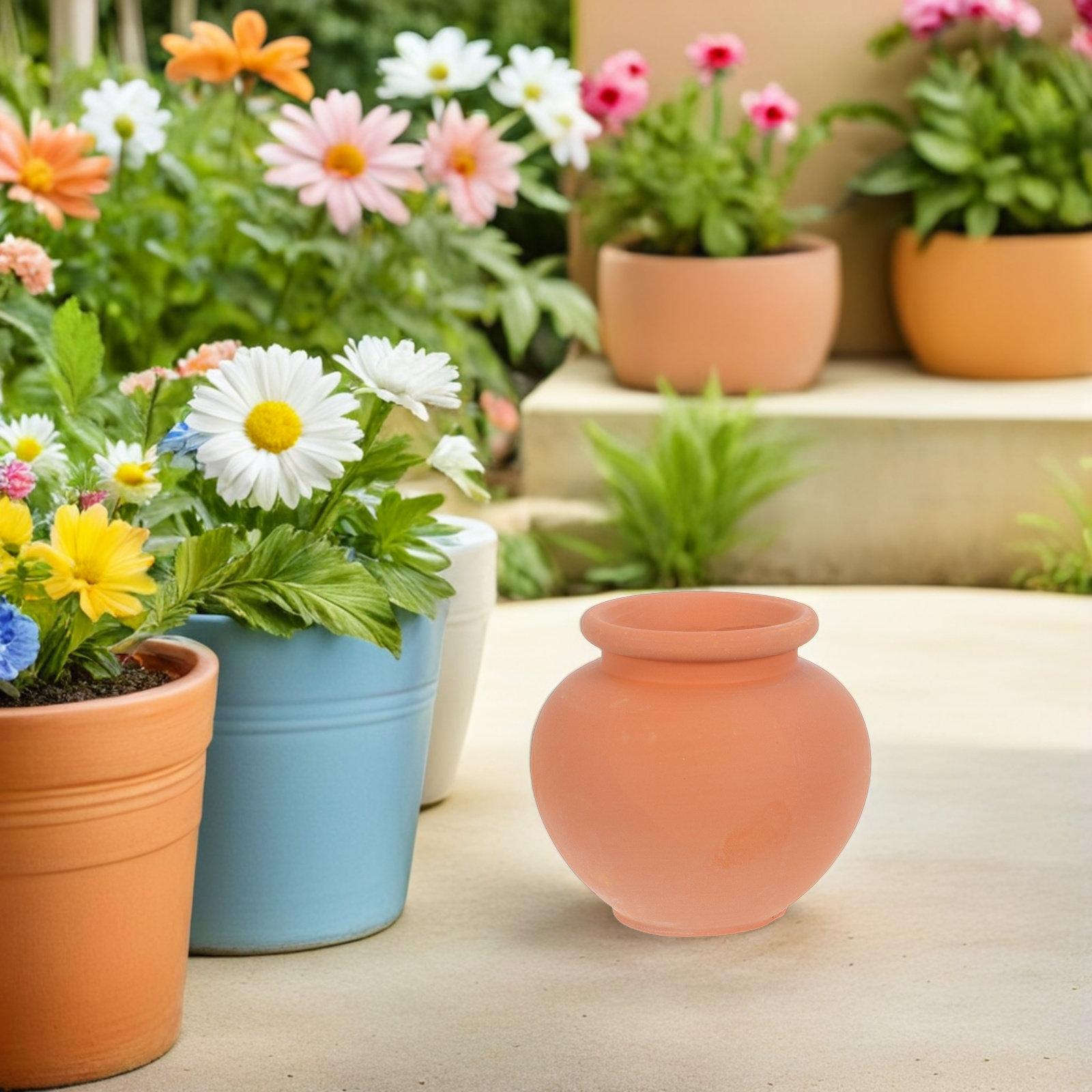 테라코타 재질의 자동 급수 장치, 식물용 자동 물뿌리개 - Self Watering Insert 리뷰 및 가격