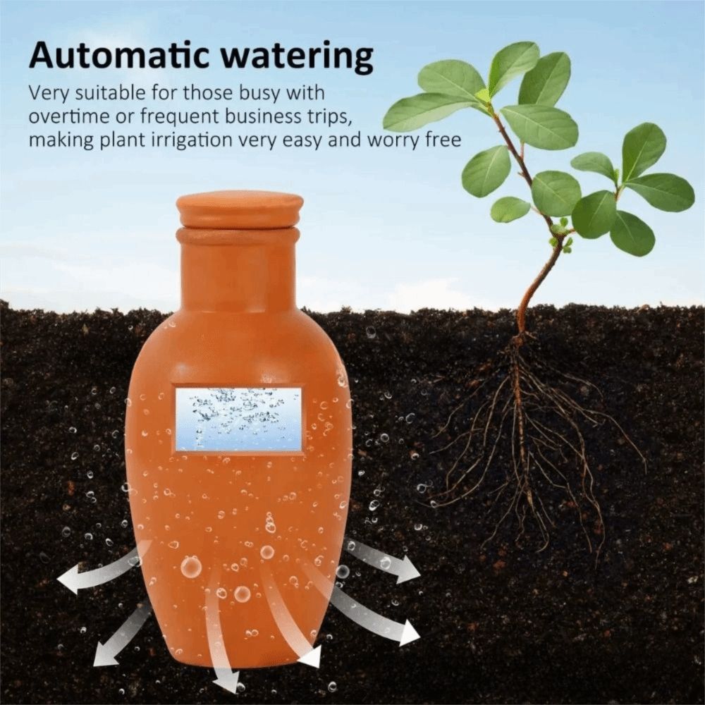 4개 테라코타 소재 자동 급수 스파이크, 지속적인 공급 - Self Watering Insert 리뷰 및 가격